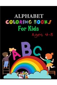 Alphabet Coloring Books For Kids Ages 4-8