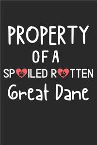 Property Of A Spoiled Rotten Great Dane