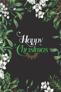 Christmas & Holiday Notebook - Blank Lined Journal Notebook for Writing Notes
