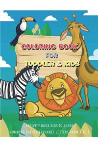 Coloring Book for Toddler & Kids