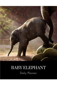 Baby Elephant Daily Planner (Undated)