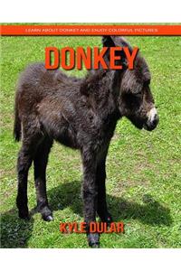 Donkey! Learn about Donkey and Enjoy Colorful Pictures