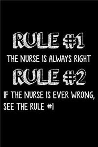 Rule #1 The Nurse Is Always Right Rule #2 If The Nurse Is Ever Wrong, See The Rule #1