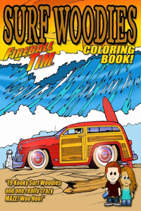 Fireball Tim SURF WOODIES Coloring Book