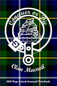 Clan MacNeil 100 Page Lined Journal/Notebook