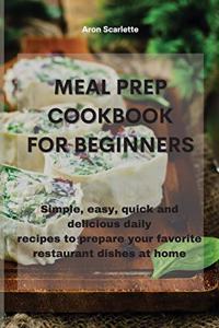 Meal Prep Cookbook For Beginners