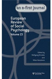 European Review of Social Psychology: Volume 23