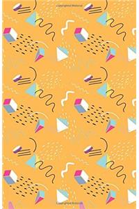Bullet Journal Abstract Squiggles and Shapes Orange
