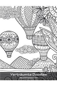 Verträumte Doodles Malbuch für Erwachsene 1, 2 & 3