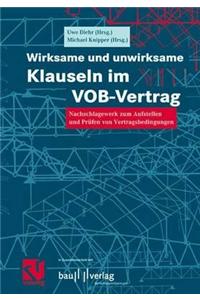 Wirksame und unwirksame Klauseln im VOB-Vertrag