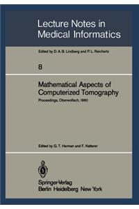 Mathematical Aspects of Computerized Tomography