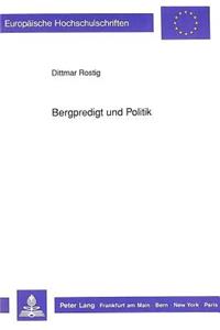 Bergpredigt Und Politik