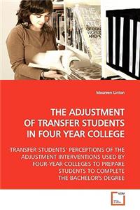 Adjustment of Transfer Students in Four Year College