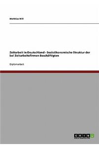 Zeitarbeit in Deutschland - Sozioökonomische Struktur der bei Zeitarbeitsfirmen Beschäftigten