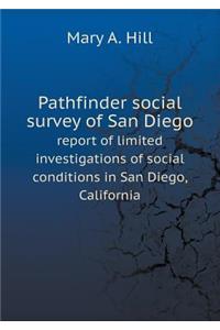 Pathfinder social survey of San Diego report of limited investigations of social conditions in San Diego, California