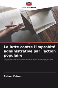 lutte contre l'improbité administrative par l'action populaire