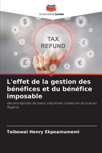 L'effet de la gestion des bénéfices et du bénéfice imposable