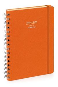 Nava 2016 Diary Weekly Medium Orange
