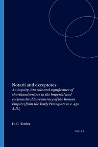 Notarii and exceptores