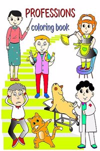 Professions Coloring Book
