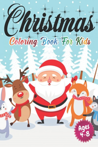 Christmas Coloring Book for Kids Ages 4-8