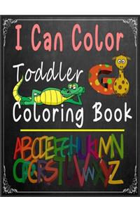 I Can Color Toddler Coloring Book
