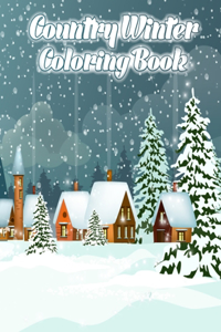 Country Winter Coloring Book