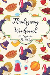 Thanksgiving Word Search