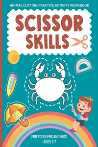 Scissor Skills Activity Workbook For Kids Ages 3-7