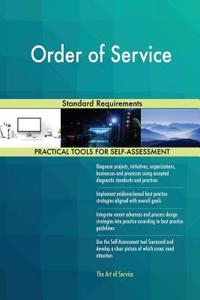 Order of Service Standard Requirements
