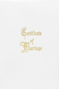 Marriage Certificate Booklet with Service