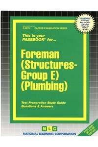 Foreman (Structures-Group E) (Plumbing)