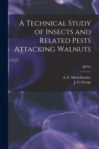 Technical Study of Insects and Related Pests Attacking Walnuts; B0764