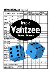 Triple Yahtzee Score Sheets