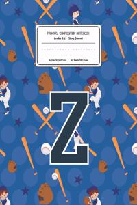 Primary Composition Notebook Grades K-2 Story Journal Z
