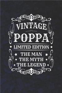 Vintage Poppa Limited Edition The Man Myth The Legend
