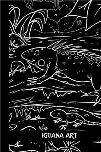 iguana art