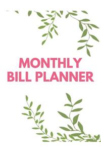 Monthly Bill Planner