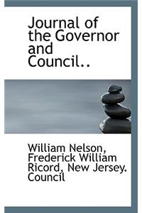 Journal of the Governor and Council..