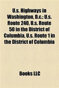 U.S. Highways in Washington, D.C.