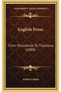 English Prose