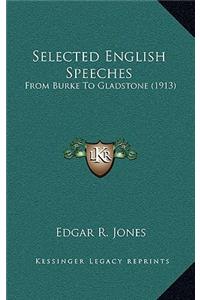 Selected English Speeches