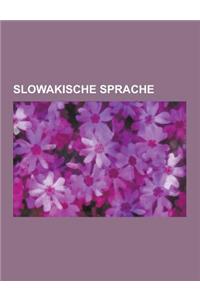 Slowakische Sprache