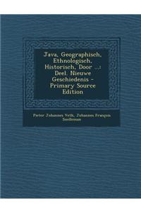Java, Geographisch, Ethnologisch, Historisch, Door ...