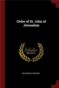 Order of St. John of Jerusalem