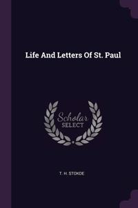 Life And Letters Of St. Paul