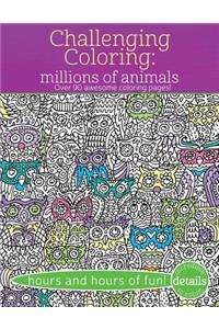 Challenging Coloring: Millions of Animals