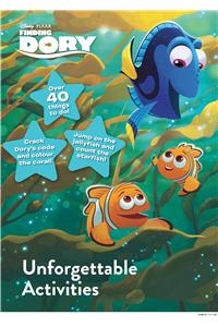 Disney Pixar Finding Dory Unforgettable Activities Colour, Sticker & Activity