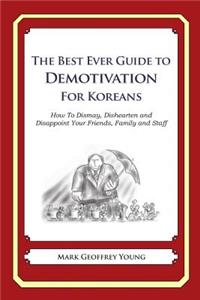 Best Ever Guide to Demotivation for Koreans