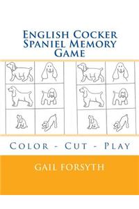 English Cocker Spaniel Memory Game
